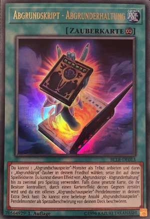 abgrundskript-abgrunderhaltung Abgrundskript - Abgrunderhaltung - Yu-Gi-Oh!