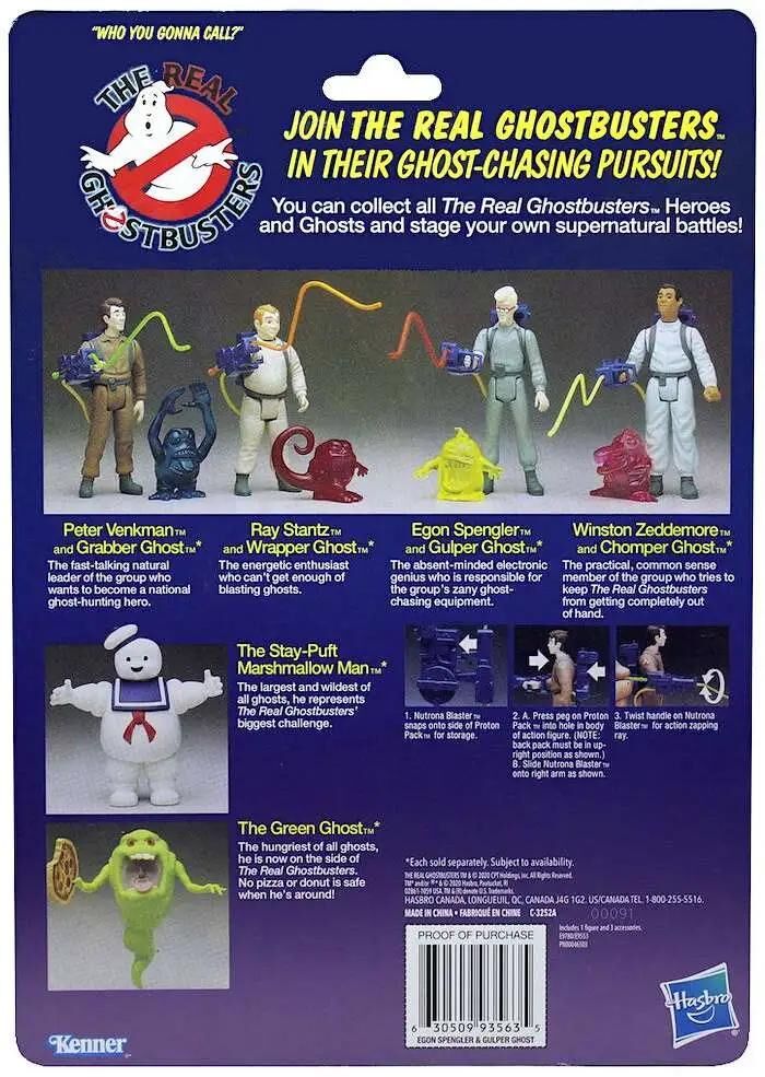 The Real Ghostbusters Winston Zeddemore Action Figure