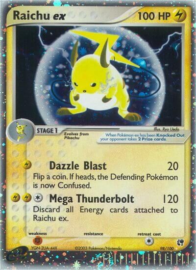Raichu ex - 98/100 - EN