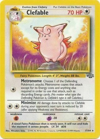 Clefable - 17/64 - Unlimited - EN Clefable - 17/64 - Unlimited - EN
