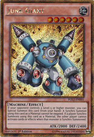 Gerümpelriese - PGL2-001 - Gold Secret Rare - 1. Auflage Gerümpelriese - PGL2-001 - Gold Secret Rare - 1. Auflage