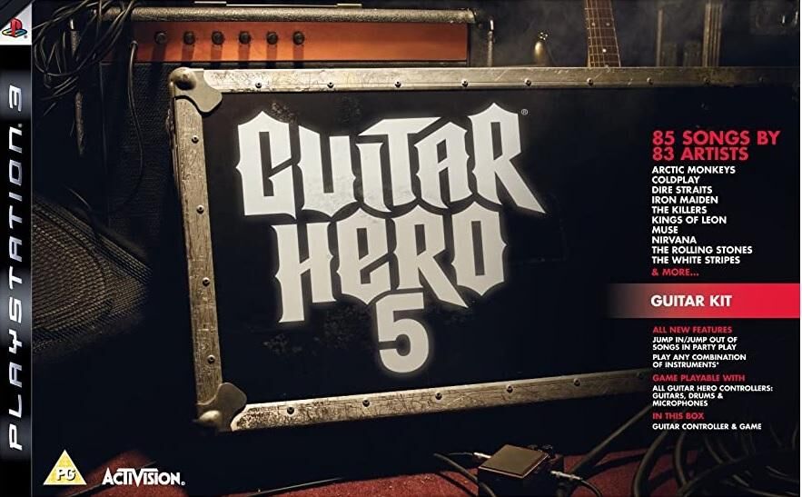 Guitar Hero 5 [Guitar Kit] - OVP - PS3