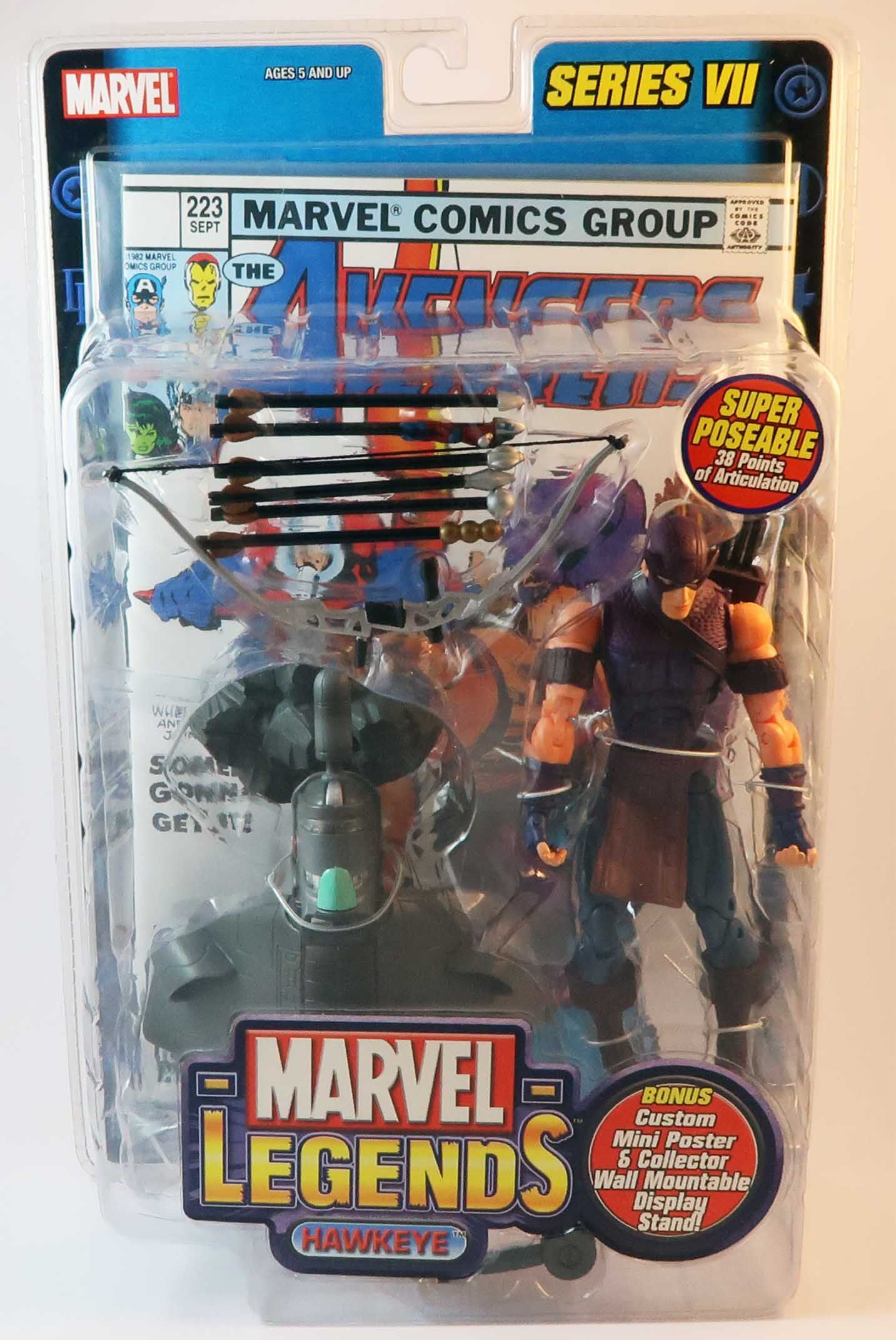 marvel_legends_toybiz_hawkeye_front Hawkeye Actionfigur Marvel