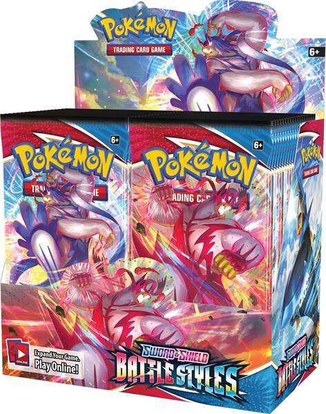 pokemon-sword-shield-battle-styles-booster-display-en Pokémon Sword & Shield Battle Styles Booster Display - EN