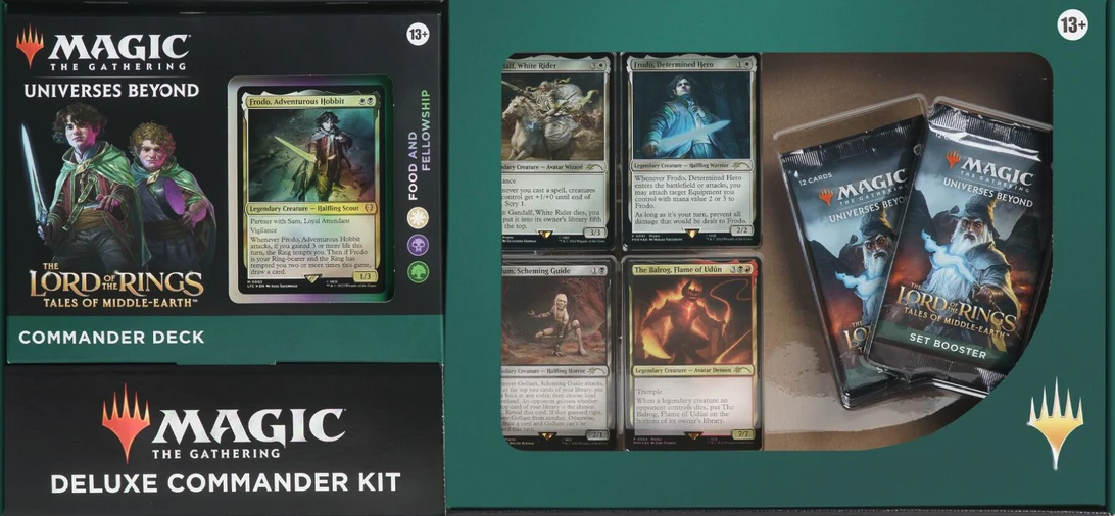 The Lord of the Rings: Tales of Middle-earth Deluxe Commander Kit - Food and Fellowship - MTG - EN 