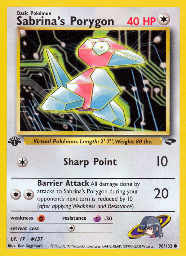 Sabrina’s Porygon - 98/132 - EN Sabrina’s Porygon - 98/132 - EN