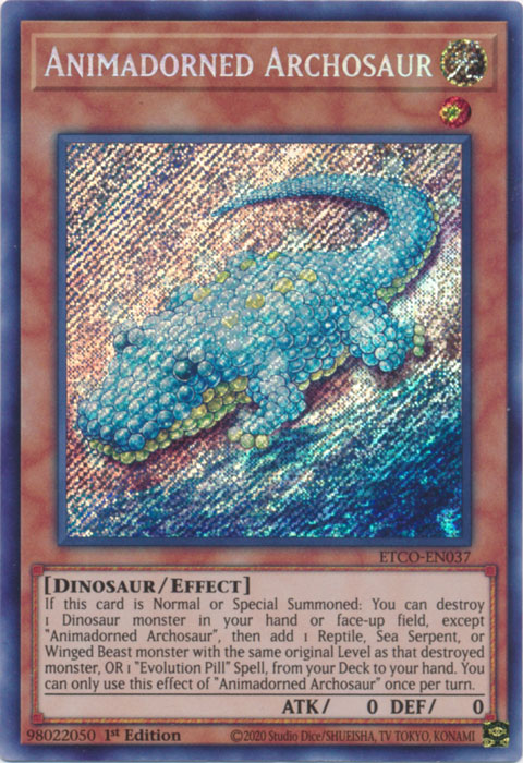 Tierverzierter Archosaurier - ETCO-DE037 - Secret Rare - 1. Auflage