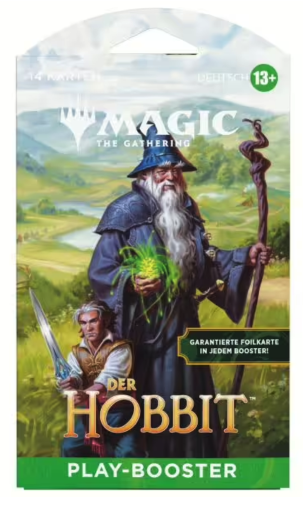 Magic the Gathering Der Hobbit Sleeved Play-Booster Blister - DE