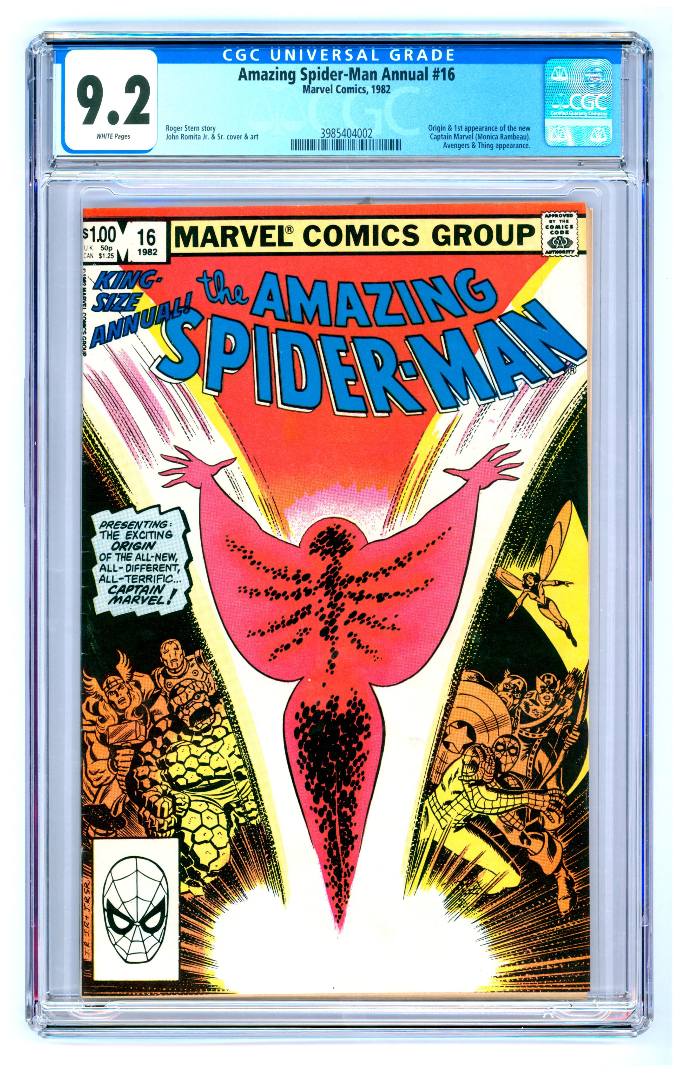 Amazing Spider-Man Annual #16 CGC 9.2 Amazing Spider-Man Annual #16 CGC 9.2