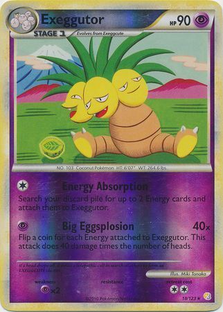 Exeggutor - 18/123 - Reverse Holo - EN Exeggutor - 18/123 - Reverse Holo - EN