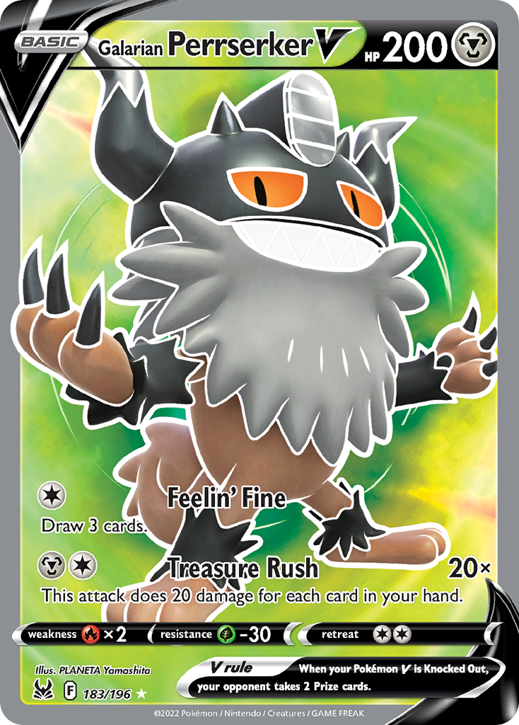 Galarian Perrserker V - 183/217 - EN