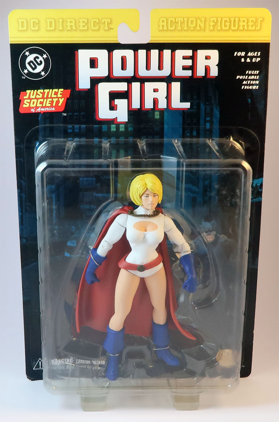 power_girl_jsa_front_1 Power Girl JSA Actionfigur DC