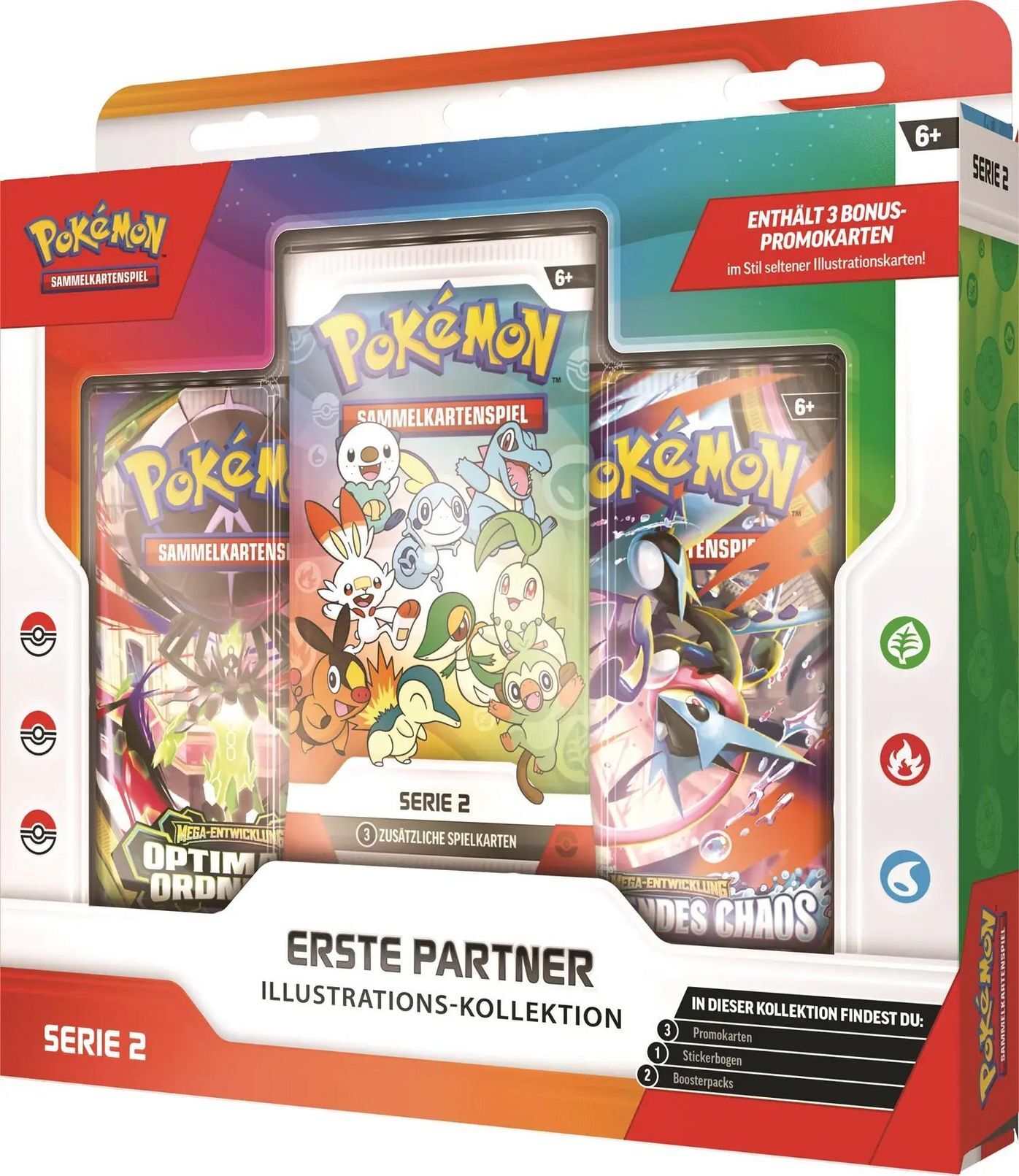 Pokémon TCG: Erste Partner Illustrations-Kollektion - Serie 2 - DE