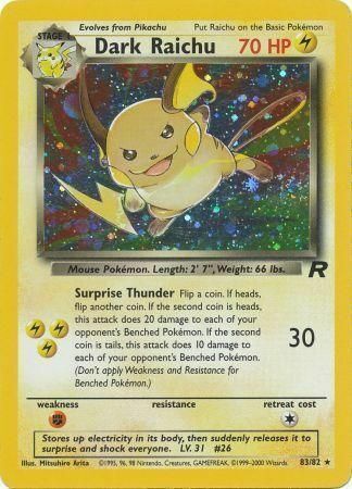 Dark Raichu - 83/83 - Unlimited - EN