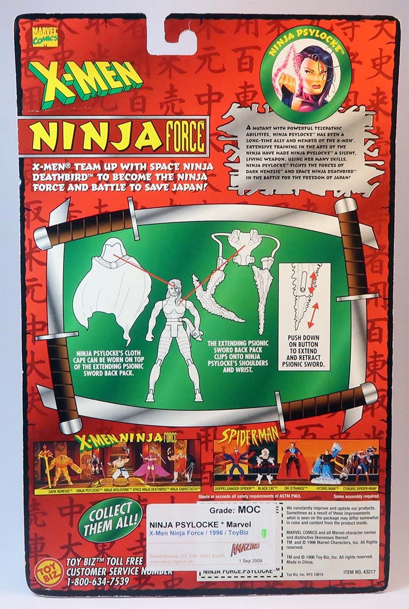 Psylocke Ninja Actionfigur Marvel