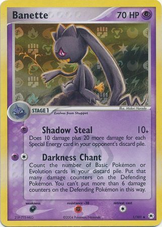 Banette - 1/101 - Reverse Holo - EN