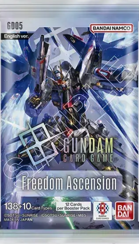 Freedom Ascension (GD05) Booster Pack - Gundam Card Game - EN Freedom Ascension (GD05) Booster Pack - Gundam Card Game - EN
