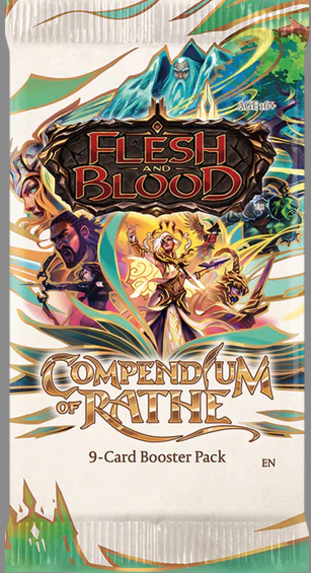 Compendium Of Rathe Booster Pack - Flesh & Blood TCG - EN Compendium Of Rathe Booster Pack - Flesh & Blood TCG - EN