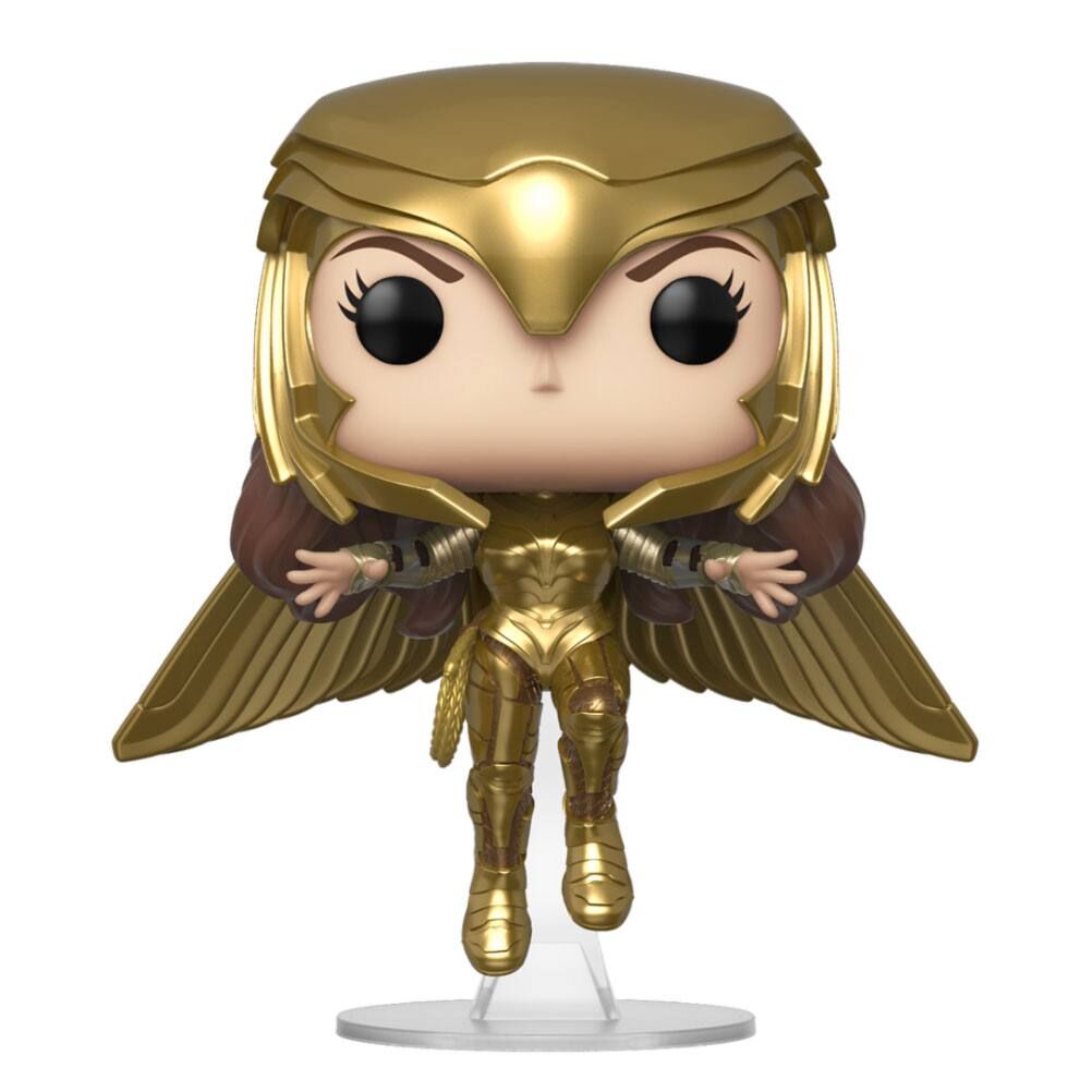 Wonder Woman 1984 POP! Movies Vinyl Figur Wonder Woman Gold Armour Flying Pose 9 cm Wonder Woman 1984 POP! Movies Vinyl Figur Wonder Woman Gold Armour Flying Pose 9 cm