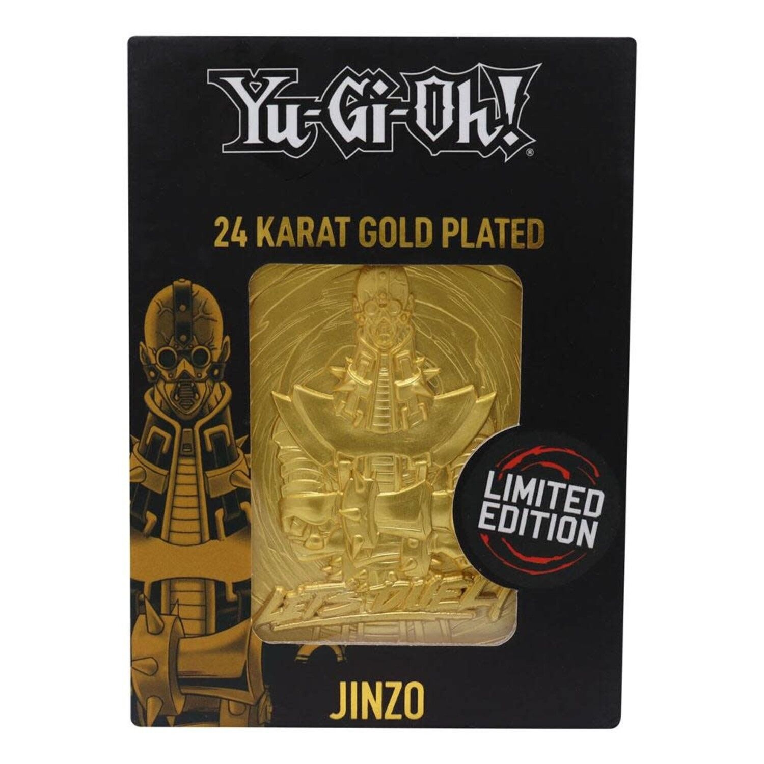 Yu-Gi-Oh! Jinzo 24K Gold Plated Collectible Yu-Gi-Oh! Jinzo 24K Gold Plated Collectible