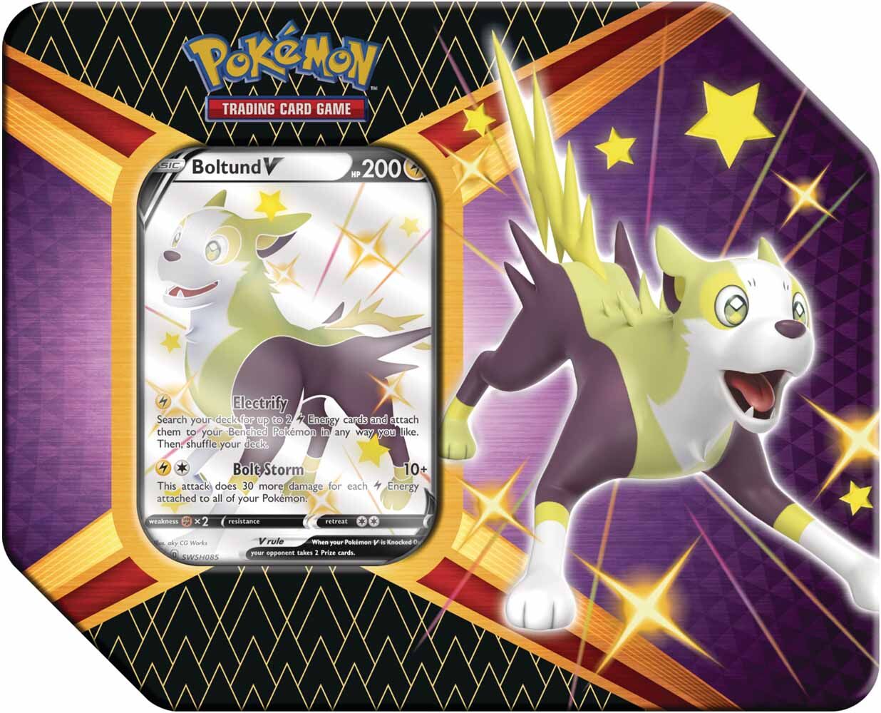 Pokémon Shining Fates Boltund-V Tin Box - EN