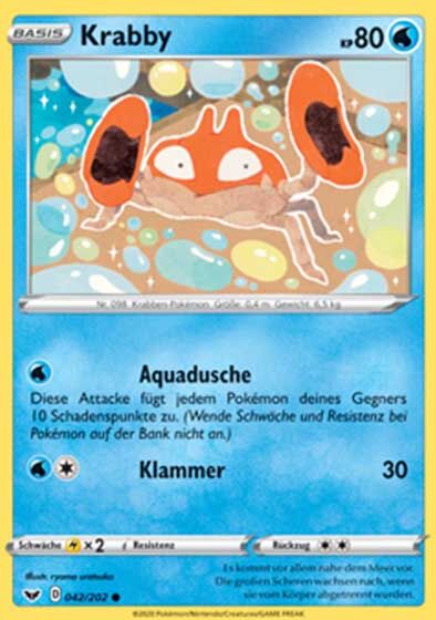 Krabby 042/202 - Pokémon TCG