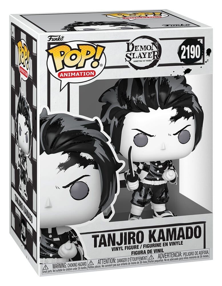 Demon Slayer: Kimetsu no Yaiba POP! #2190 Animation Vinyl Figur Tanjiro(Sumi-Ink) 9 cm
