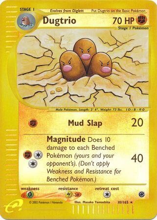 Dugtrio - 10/165 - Reverse Holo - EN Dugtrio - 10/165 - Reverse Holo - EN