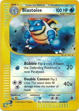 Blastoise - 36/165 - Reverse Holo - EN
