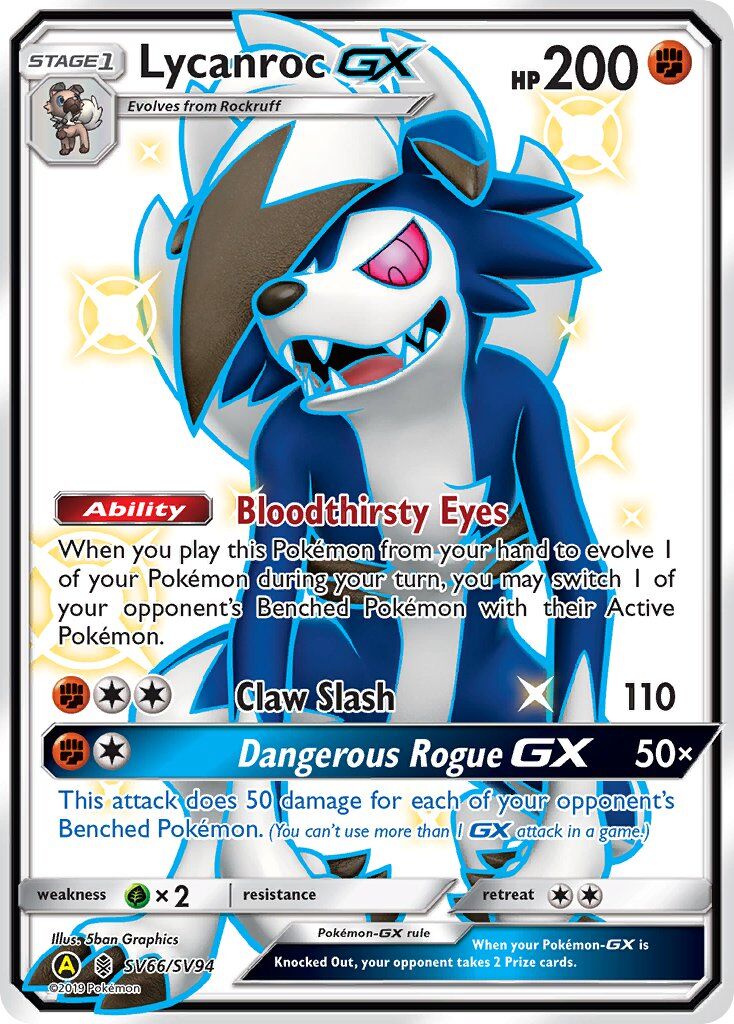 Lycanroc-GX - SV66/145 - EN Lycanroc-GX - SV66/145 - EN