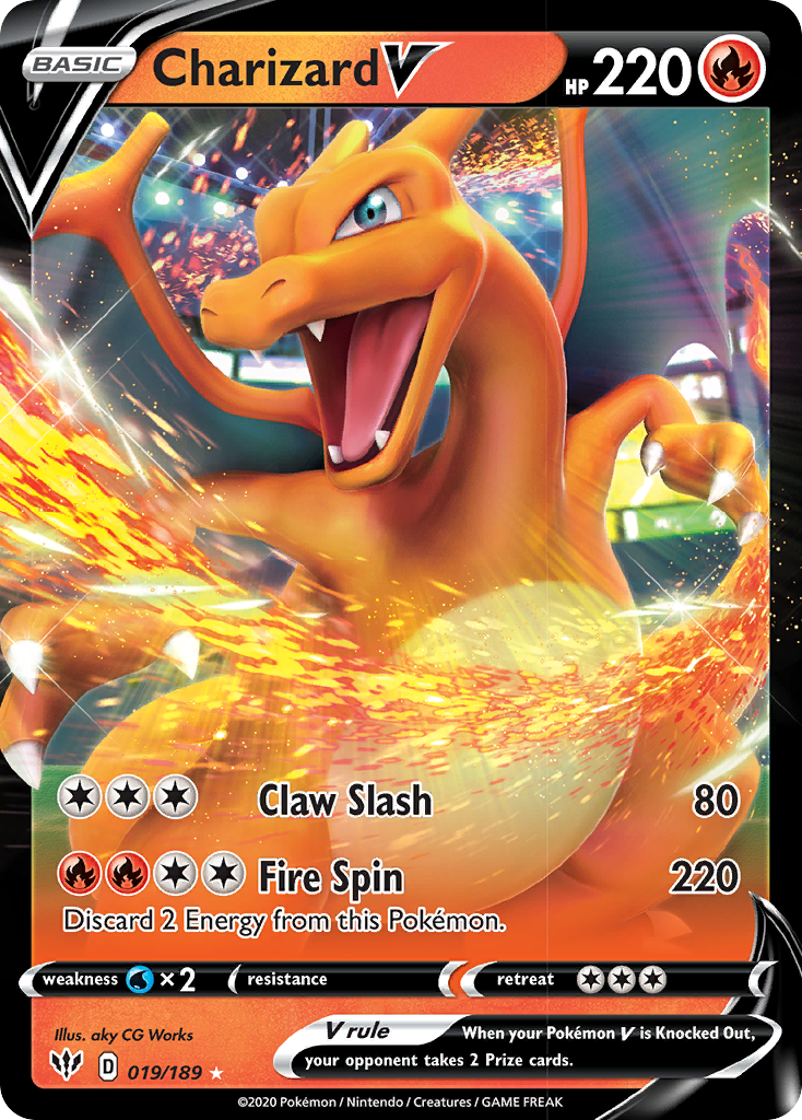 Charizard V - 019/189 - EN Charizard V - 019/189 - EN