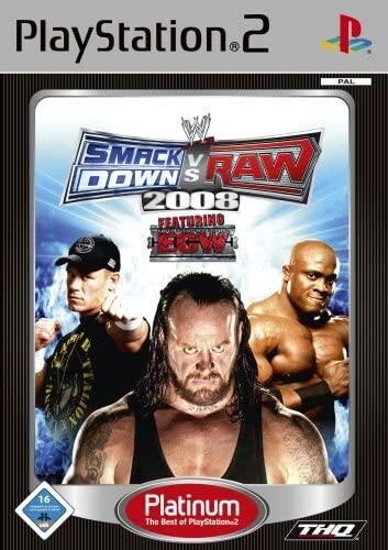 WWE Smackdown vs. Raw 2008 [Platinum] - OVP - PS2 - DE