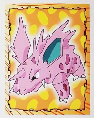 Nidorino - 33 - Merlin Sticker Series 1