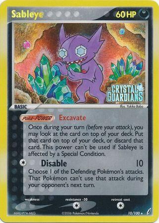 Sableye - 10/100 - Reverse Holo - EN Sableye - 10/100 - Reverse Holo - EN