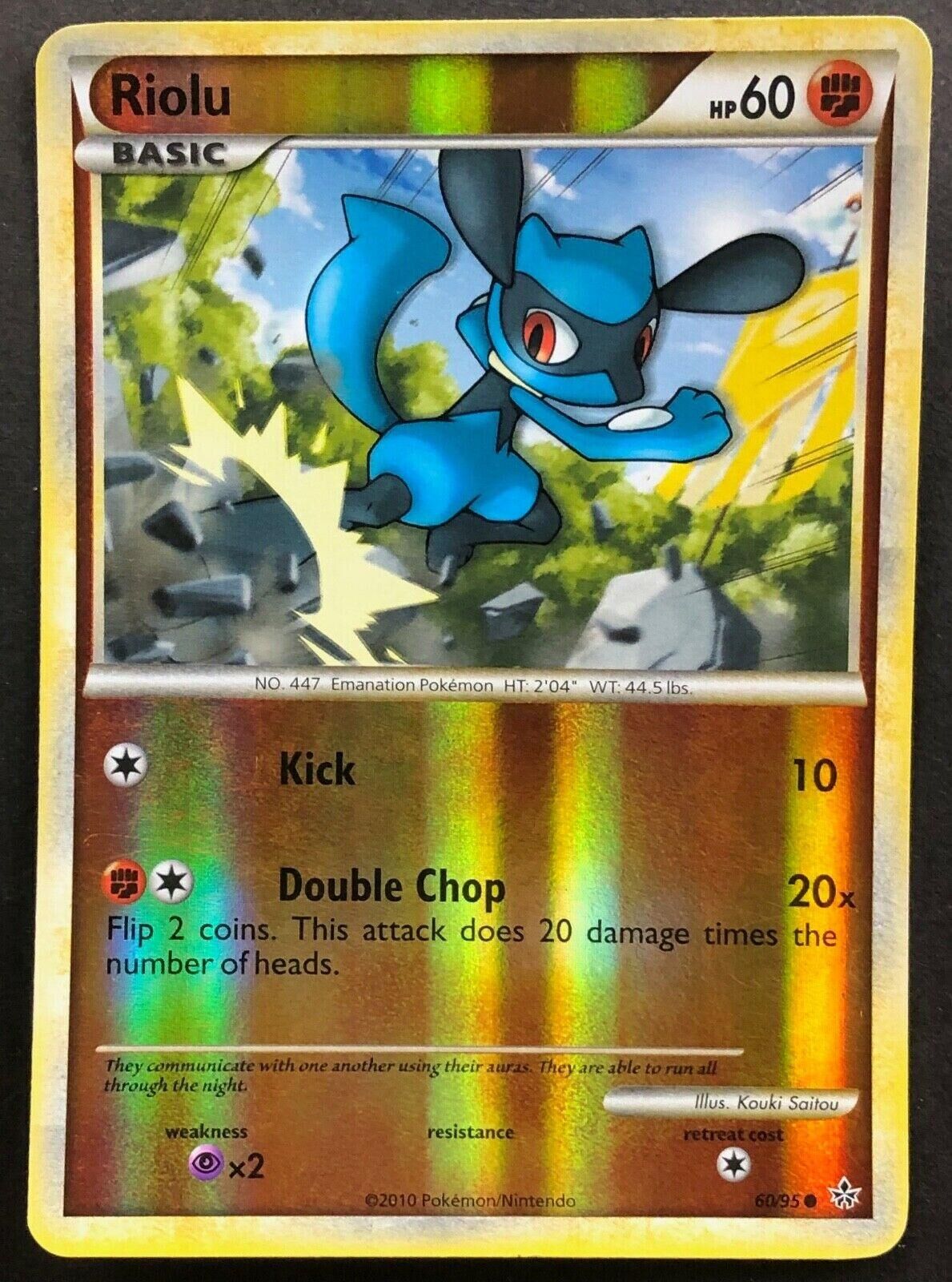 Riolu - 60/95 - Reverse Holo - EN Riolu - 60/95 - Reverse Holo - EN