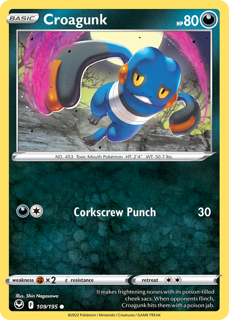 Croagunk - 109/195 - EN Croagunk - 109/195 - EN