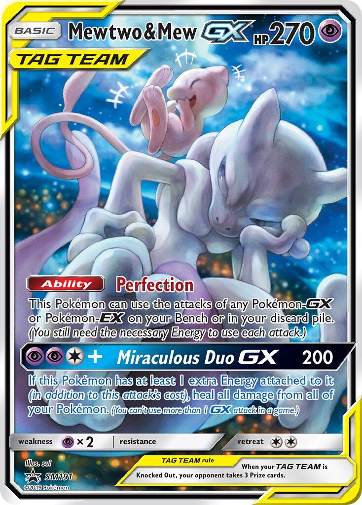 Mewtwo & Mew-GX - SM191/SM191 - EN Mewtwo & Mew-GX - SM191/SM191 - EN