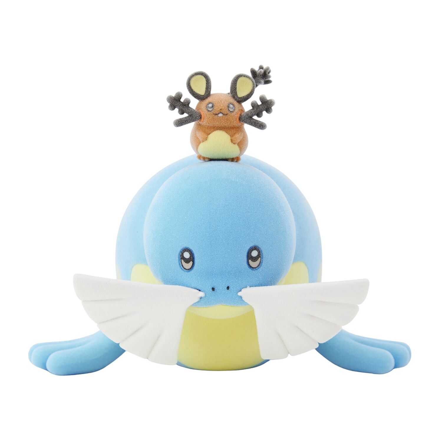 Pokémon Concierge - Toadgrass & Dedenne Paperweight - 16cm