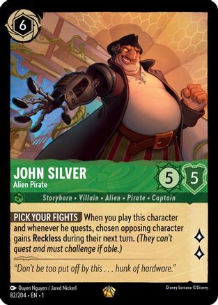 John Silver - Alien Pirate - 82/204 - EN