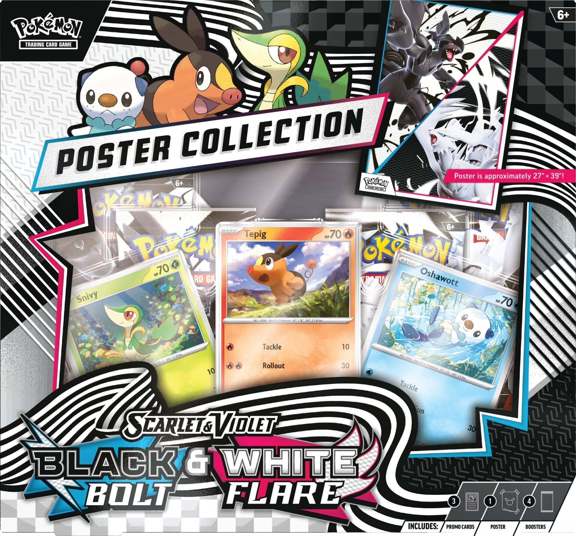 Pokémon TCG: Scarlet & Violet SV10.5 - Black Bolt & White Flare - Unova Poster Collection - EN