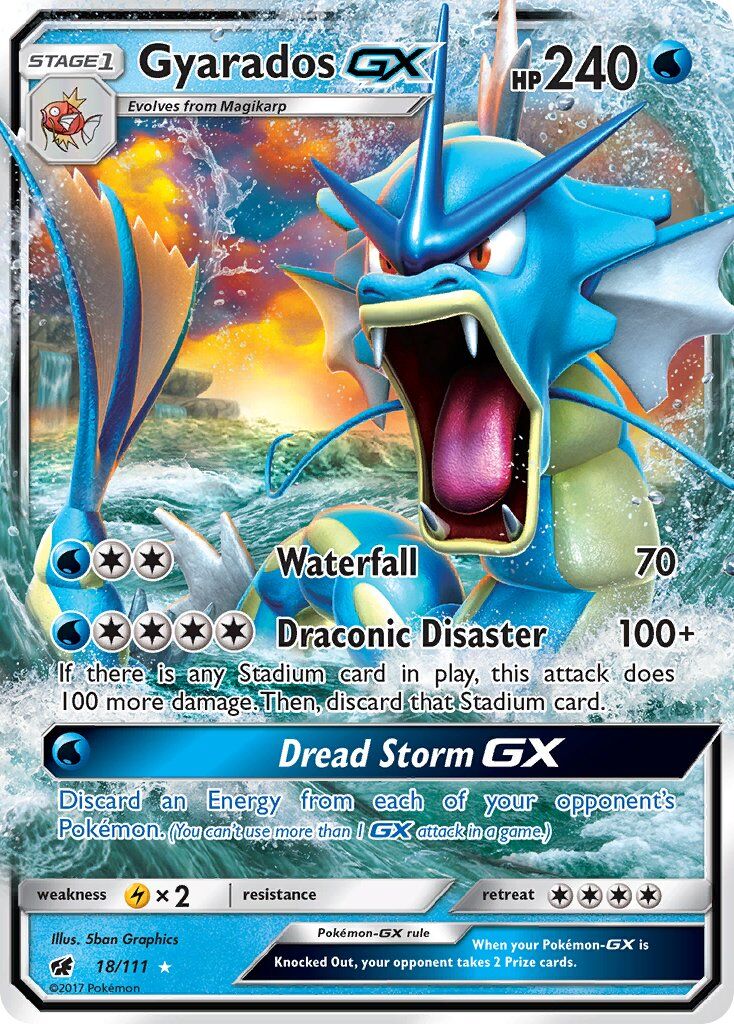 Gyarados-GX - 18/111 - EN