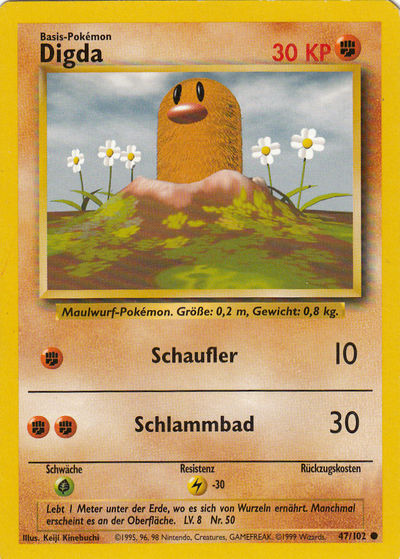 digda-pok-mon-tcg Digda 047/102 - Pokémon TCG