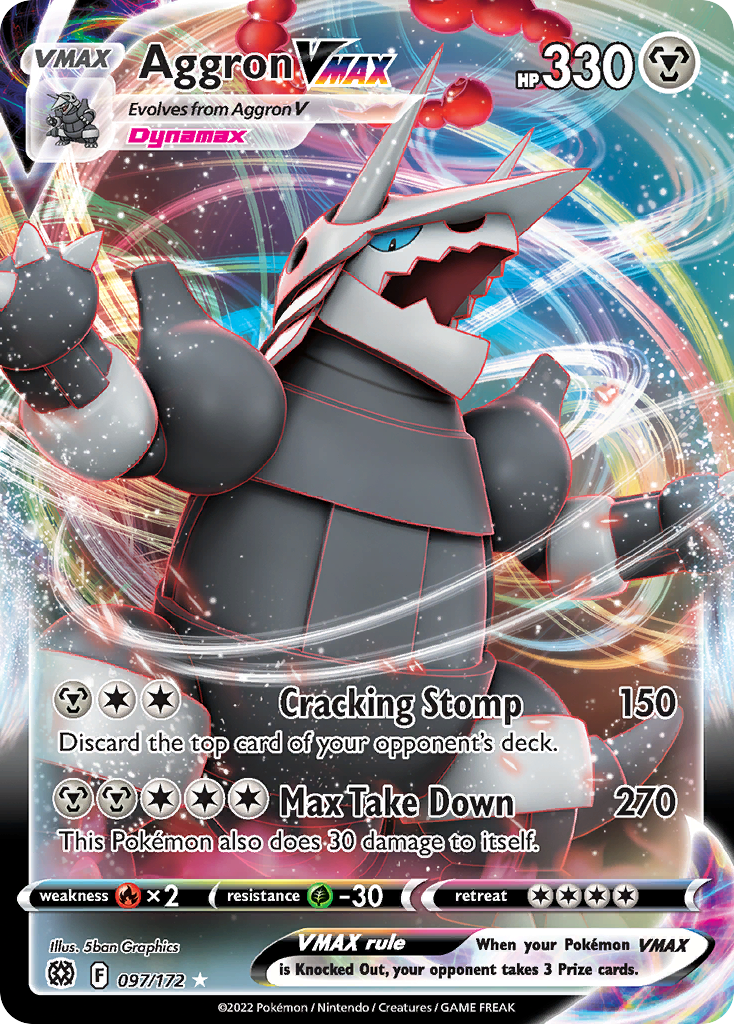 Aggron VMAX - 097/172 - EN