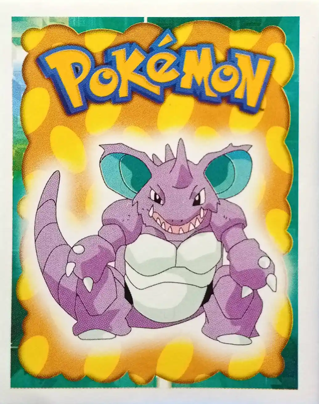 Nidoking - 34 - Merlin Sticker Series 1