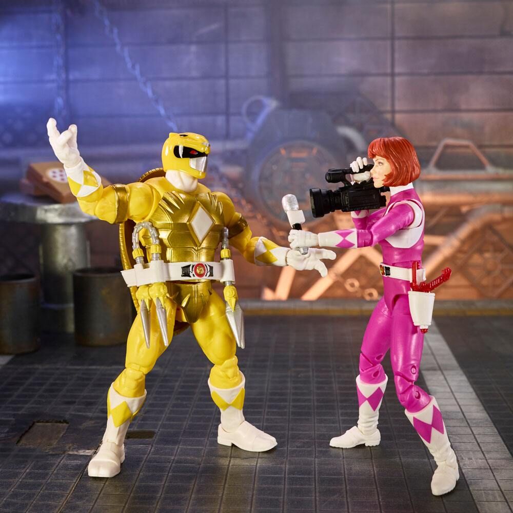 Power Rangers x TMNT Lightning Collection Actionfiguren 2022 Morphed April O¬¥Neil & Michelangelo