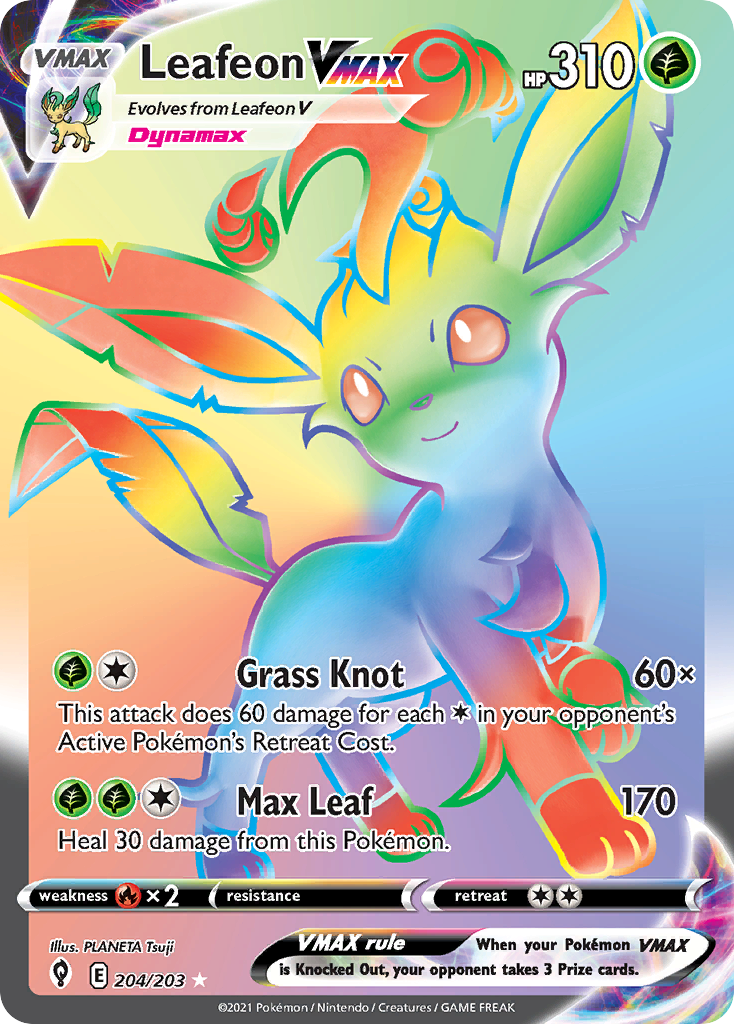 Leafeon VMAX - 204/237 - EN Leafeon VMAX - 204/237 - EN