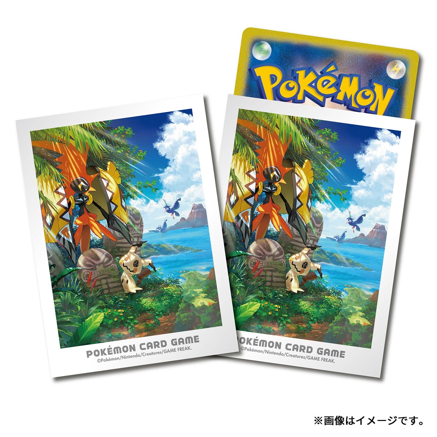 Pokemon Center Deck Sleeves Alola Adventure Tapu Koko & Mimikyu Pokemon Center Deck Sleeves Alola Adventure Tapu Koko & Mimikyu