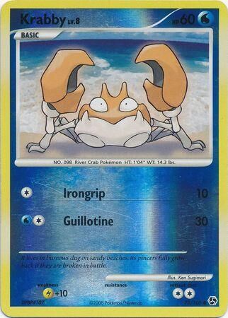 Krabby - 75/106 - Reverse Holo - EN Krabby - 75/106 - Reverse Holo - EN