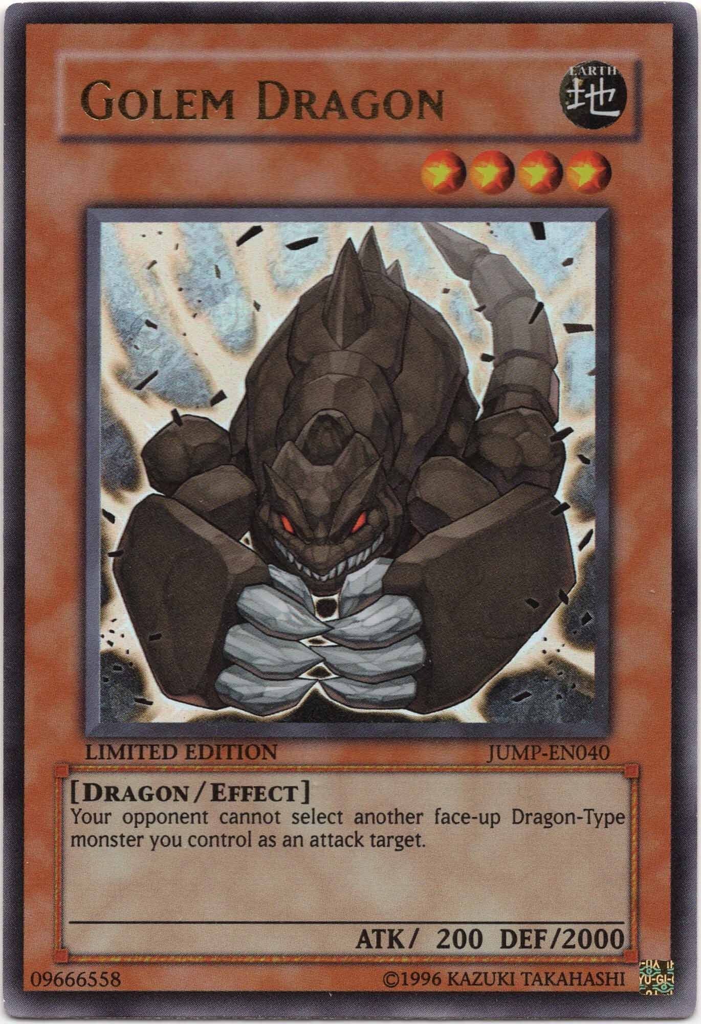 golem-dragon-jump-en040-ultra-rare-limited-edition-near-mint Golem Dragon - JUMP-EN040 - Ultra Rare - Limited Edition (Near Mint)