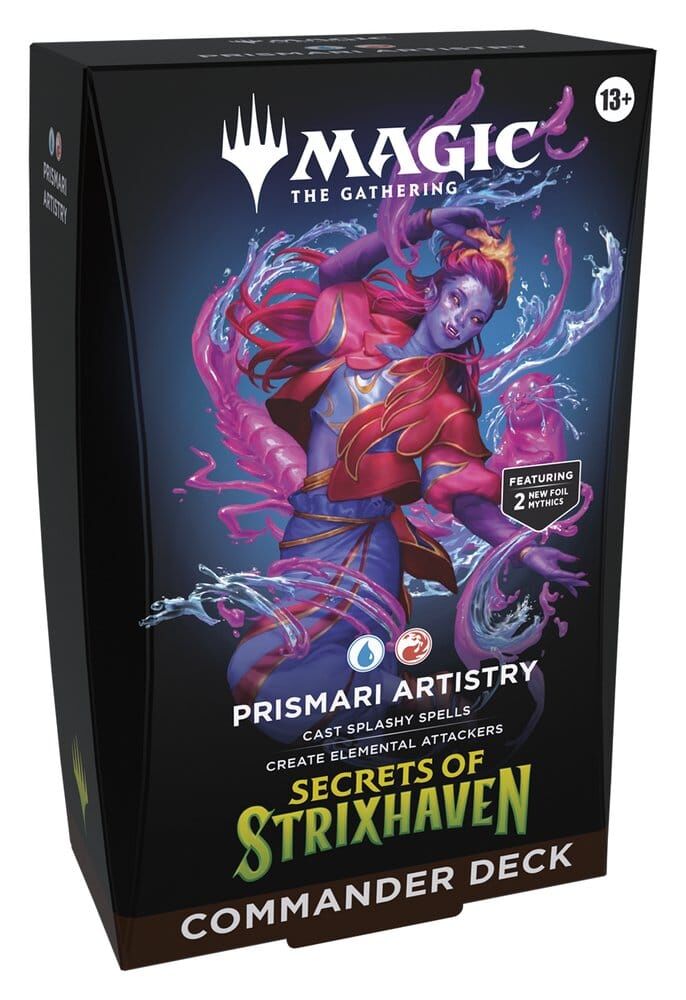 Magic the Gathering Secrets of Strixhaven - Prismari Artistry Commander Deck - EN Magic the Gathering Secrets of Strixhaven - Prismari Artistry Commander Deck - EN